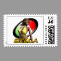 Bella Means Beautiful in Italian Postage Stamps