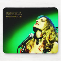 Bella- MIC-Green Mouse Pad mousepads