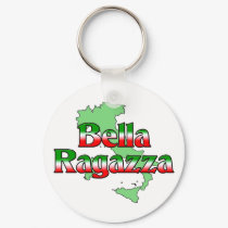 Bella Ragazza (Beautiful Italian Girl) keychains