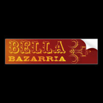 BELLA -RUST - Bumper sticker bumper stickers