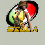 "Bella" Sexy Italian 3D Fantasy Pinup Girl T Shirt