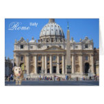 Bella Visiting Vatican City Greeting Cards