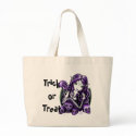 Belladonna Purple Fae Halloween Trick or Treat Bag by mykajelina Belladonna Purple Fae Halloween Trick or Treat Bag