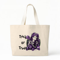 Belladonna Purple Fae Halloween Trick or Treat Bag by mykajelina Belladonna Purple Fae Halloween Trick or Treat Bag