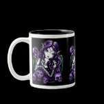 "Belladonna" Purple Skull Fairy Mug