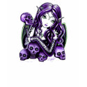 Belladonna Purple Skull Fairy Top t-shirts by mykajelina Belladonna Purple Skull Fairy Top t-shirts