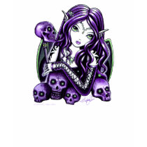 Belladonna Purple Skull Fairy Top t-shirts by mykajelina Belladonna Purple Skull Fairy Top t-shirts
