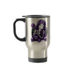 "Belladonna" Purple Skull Fairy Travel Mug