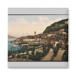 Bellagio, general view, Como, Lake of, Italy vinta Magnets