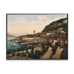 Bellagio, general view, Como, Lake of, Italy vinta Post Card