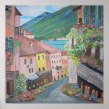 Bellagio town, Italy Posters