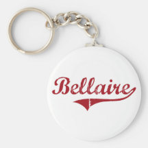 Bellaire Ohio Classic Design Key Chain
