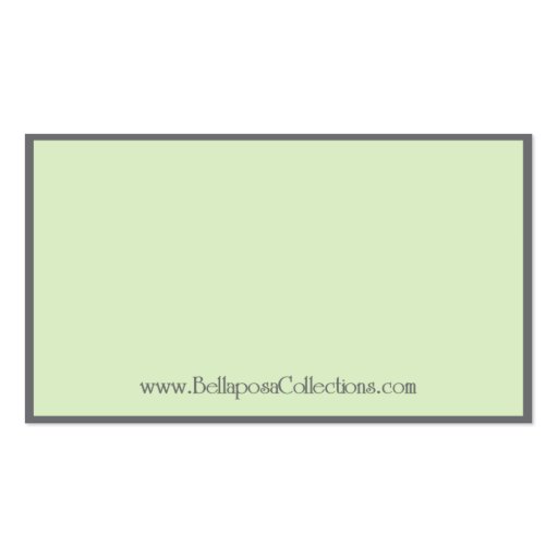 Bellaposa Jewelry Tag Business Card Template (back side)
