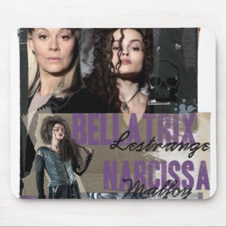 Bellatrix Lestrange and Narcissa Malfoy mousepad