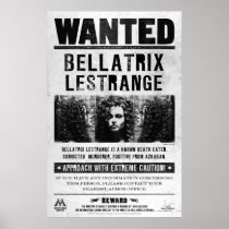 Bellatrix Lestrange Wanted Poster