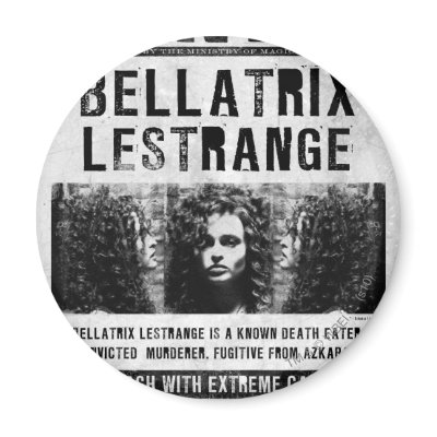 Bellatrix Lestrange Wanted Poster Magnet by harrypotter