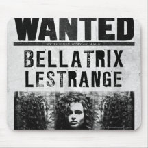 Bellatrix Lestrange Wanted Poster Mouse Pad