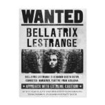 Bellatrix Lestrange Wanted Poster Postcards