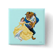 Belle and Beast Button