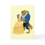 Belle and Beast Dancing Card