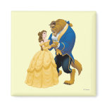 Belle and Beast Dancing Refrigerator Magnet