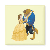 Belle and Beast Dancing Refrigerator Magnet