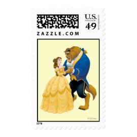 Belle and Beast Dancing Stamp