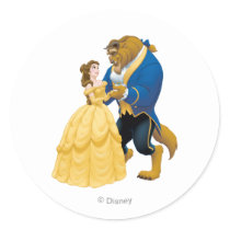 Belle and Beast Dancing Stickers