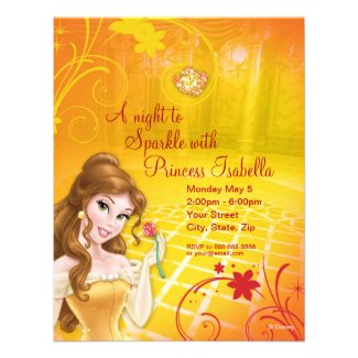 Belle Birthday Invitation
