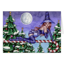 Belle - Christmas Witch Card