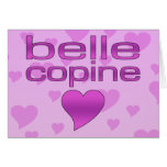 Belle Copine Pink & Purple Love Hearts cards