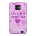 Belle Copine Pink & Purple Love Hearts casemate cases