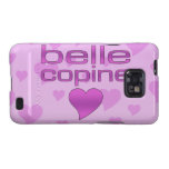 Belle Copine Pink & Purple Love Hearts casemate cases