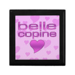 Belle Copine Pink & Purple Love Hearts gift boxes