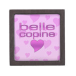 Belle Copine Pink & Purple Love Hearts premium gift boxes