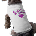Belle Copine Purple Love Heart pet clothing
