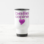 Belle Copine Purple Love Heart mugs