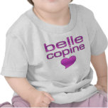 Belle Copine Purple Love Heart t-shirts