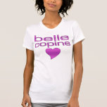 Belle Copine Purple Love Heart t-shirts