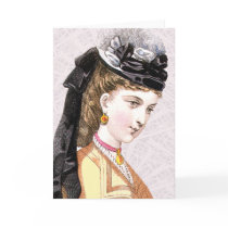 Belle Epoche Beauty in a Hat cards by AntiqueImages Belle Epoche Beauty in a Hat cards