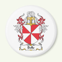 Belle Family Crest Magnet