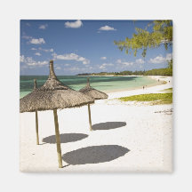 Belle Mare Public Beach, Southeast Mauritius, Fridge Magnet