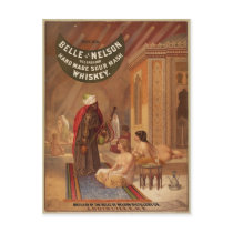 Belle of Nelson sour mash whiskey postcards by vintage_poster Belle of Nelson sour mash whiskey postcards