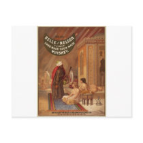 Belle of Nelson sour mash whiskey postcards by vintage_poster Belle of Nelson sour mash whiskey postcards