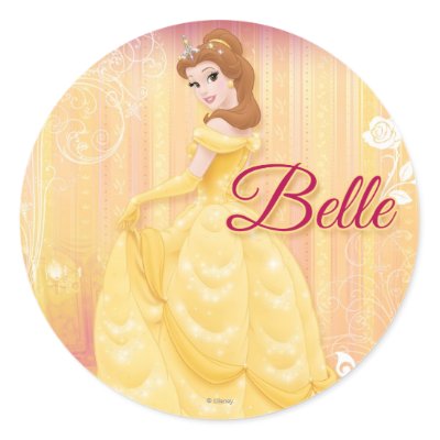 Belle Princess stickers