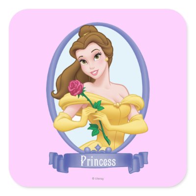 Belle Princess stickers