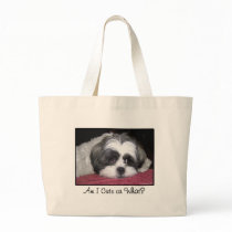 Belle The Shih Tzu Dog bags by ironydesignphotos Belle The Shih Tzu Dog bags