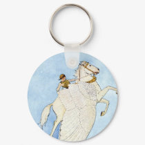 Bellerophon and Pegasus keychains by ZephyrusBooks Bellerophon and Pegasus keychains