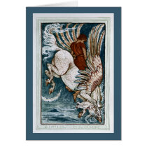 Bellerophon on Pegasus Card