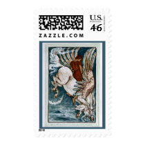 Bellerophon on Pegasus postage by CuratorCollection Bellerophon on Pegasus postage